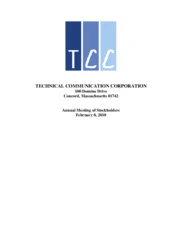 Technical Communications Corporation
