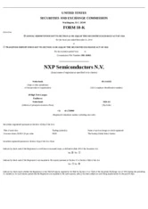 NXP Semiconductors N.V. - AnnualReports.com