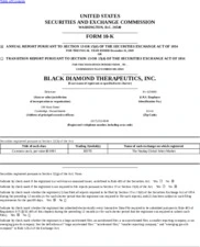 Black Diamond Therapeutics, Inc.