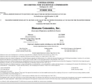 Bionano Genomics, Inc.