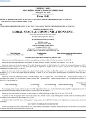 Loral Space & Communications, Inc.
