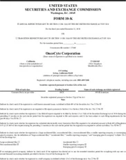 OncoCyte Corporation