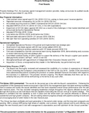 Proactis Holding Plc