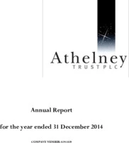Athelney Trust Plc