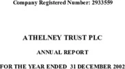 Athelney Trust Plc